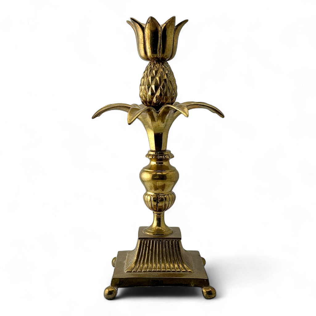 Pineapple Candlestick – Brass – 1972 India