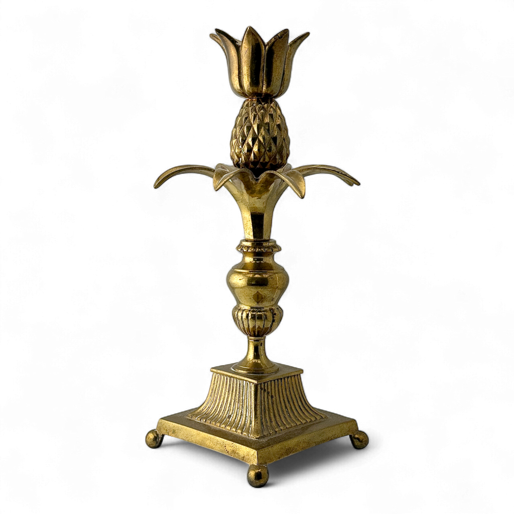 Pineapple Candlestick – Brass – 1972 India