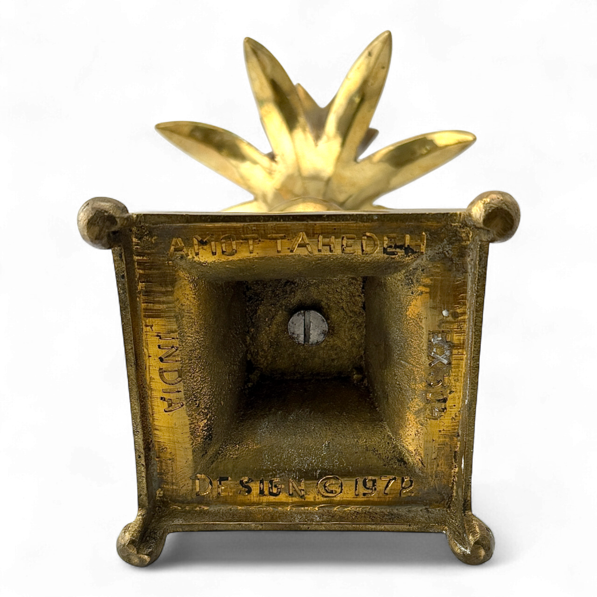 Pineapple Candlestick – Brass – 1972 India