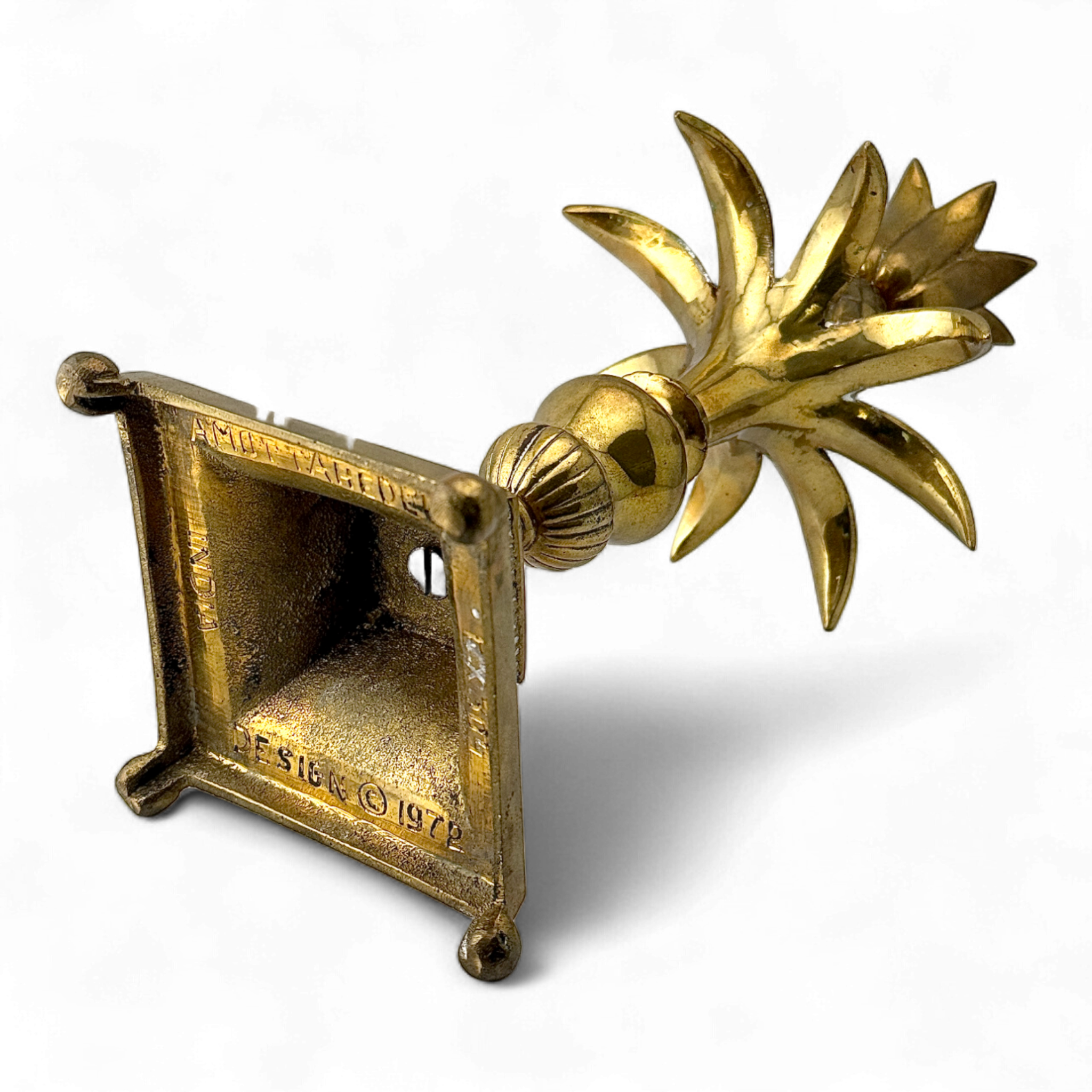 Pineapple Candlestick – Brass – 1972 India