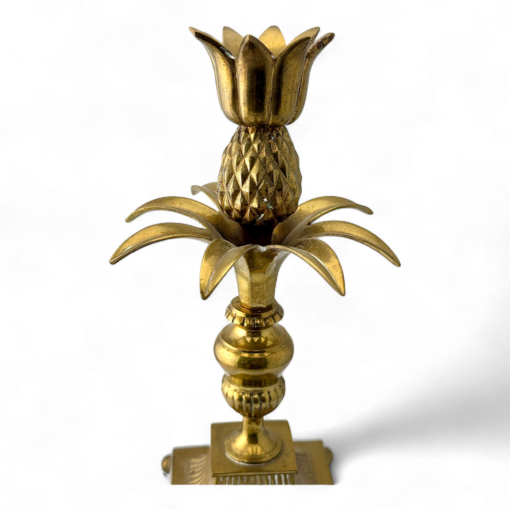 Pineapple Candlestick – Brass – 1972 India