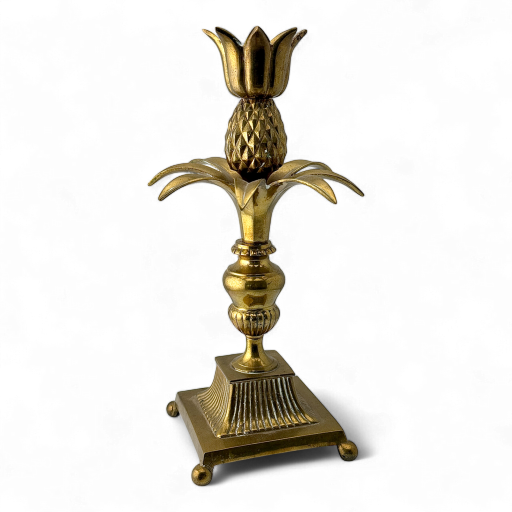 Pineapple Candlestick – Brass – 1972 India