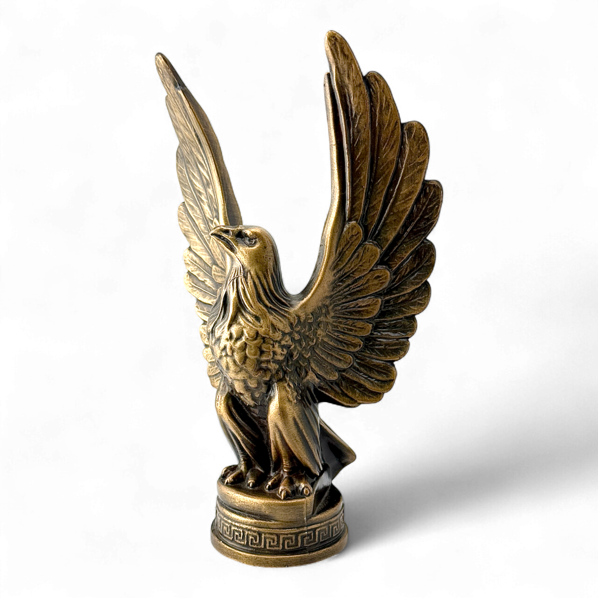 Bronze-Finish Cast-Iron Eagle Trophy Topper Sculpture