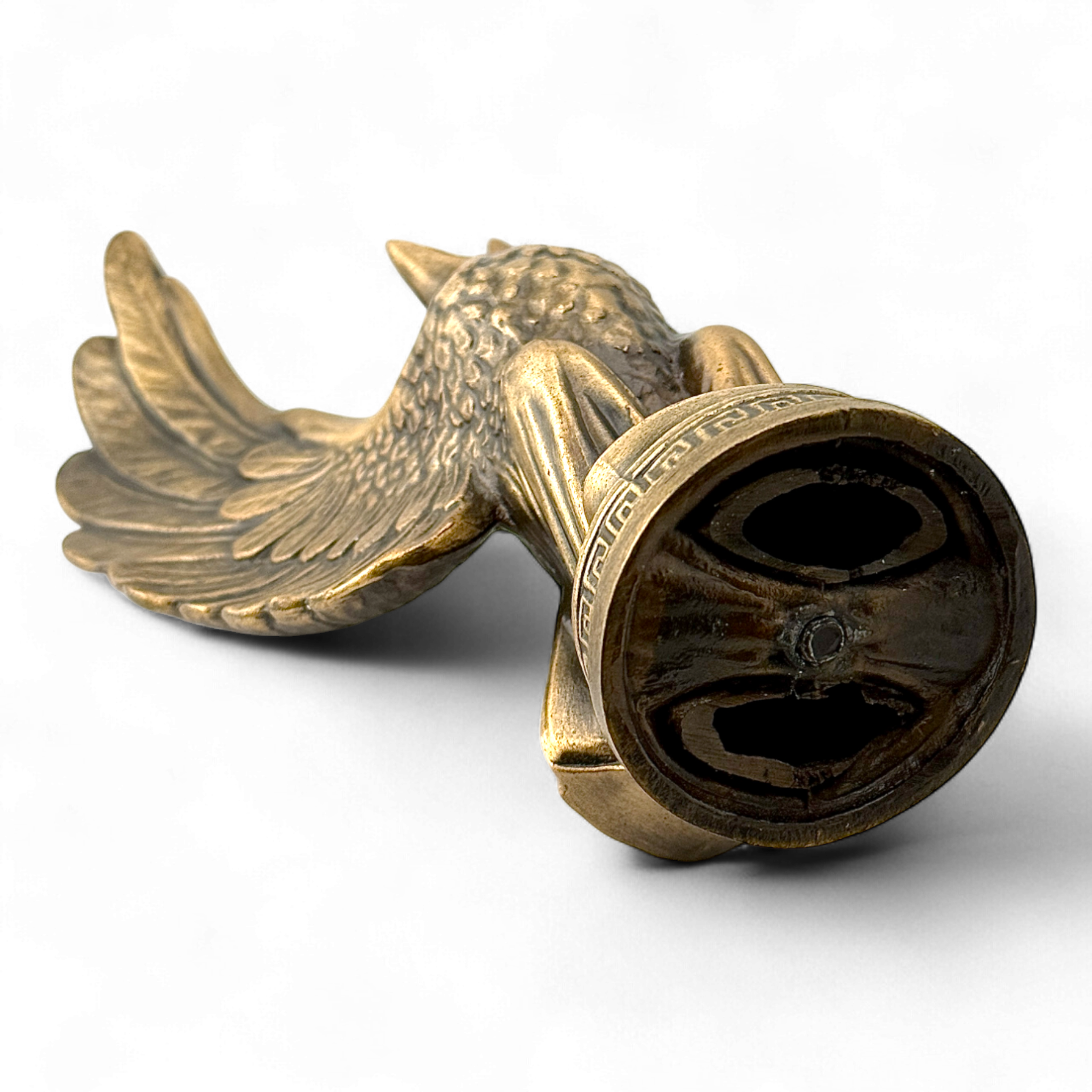 Bronze-Finish Cast-Iron Eagle Trophy Topper Sculpture