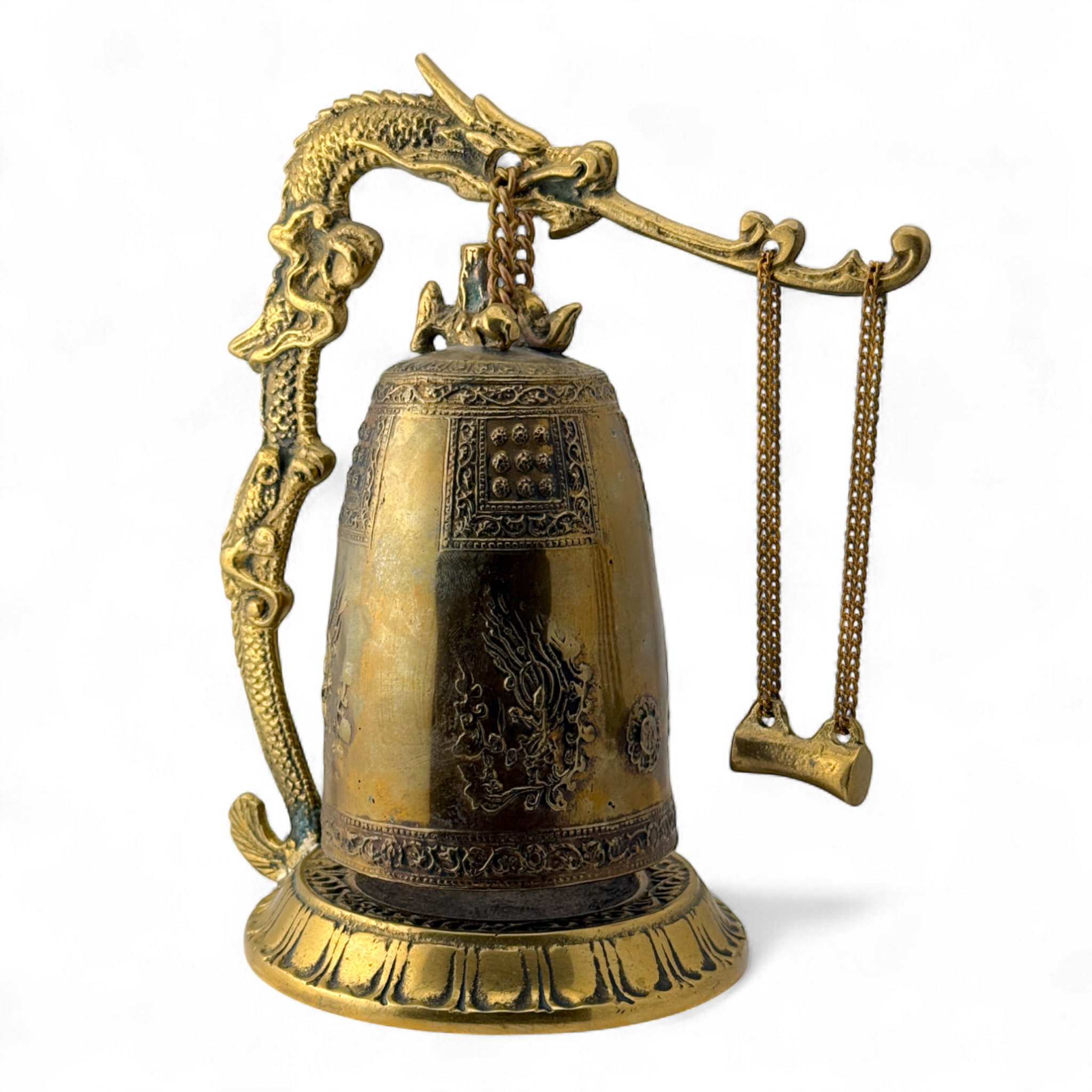 Dragon Bell of Presence – Brass – Temple Accent