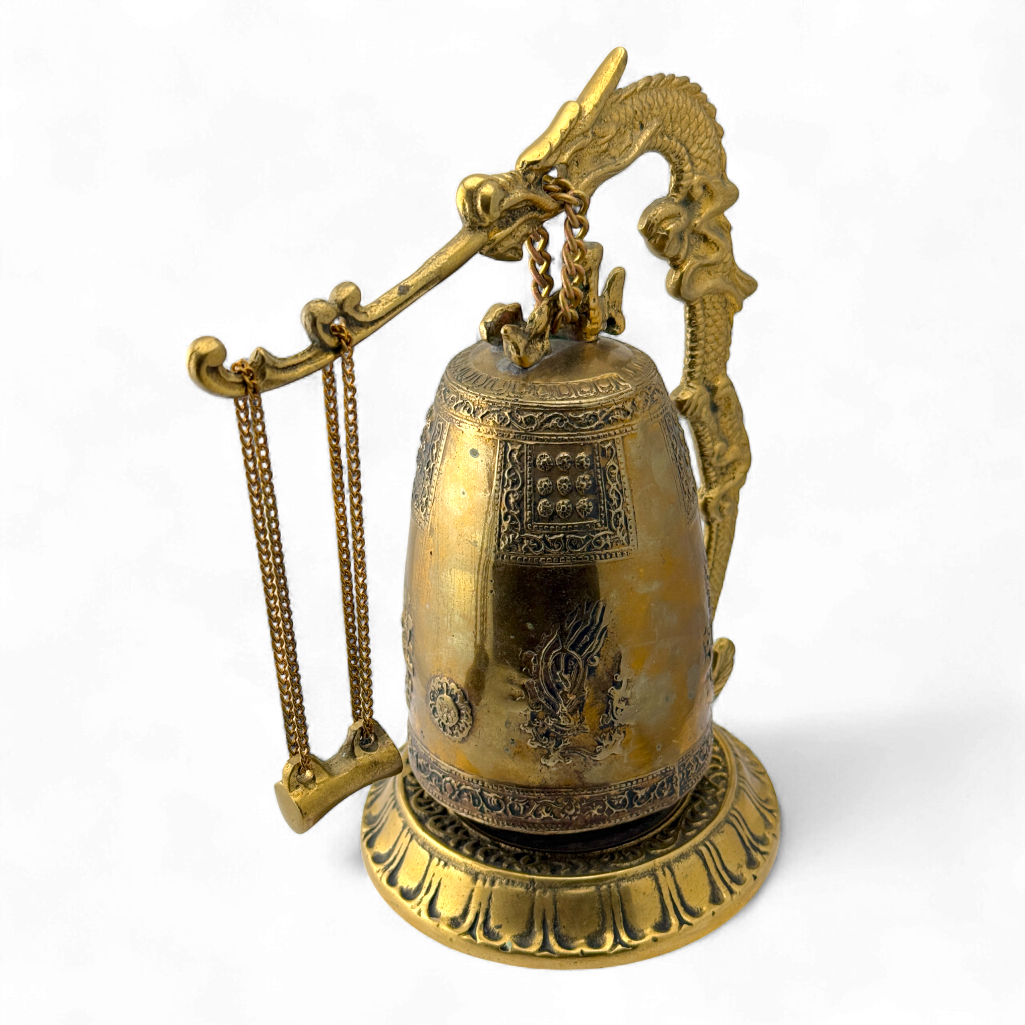 Dragon Bell of Presence – Brass – Temple Accent