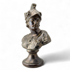 Classical Warrior Bust – Signed Jeannie 1973