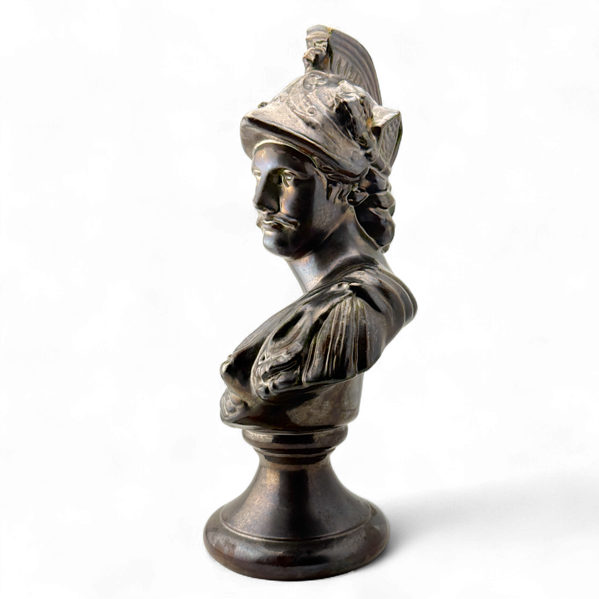Classical Warrior Bust – Signed Jeannie 1973