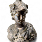 Classical Warrior Bust – Signed Jeannie 1973