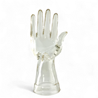 Hand-Blown Glass Hand Sculpture – The Art of Touch