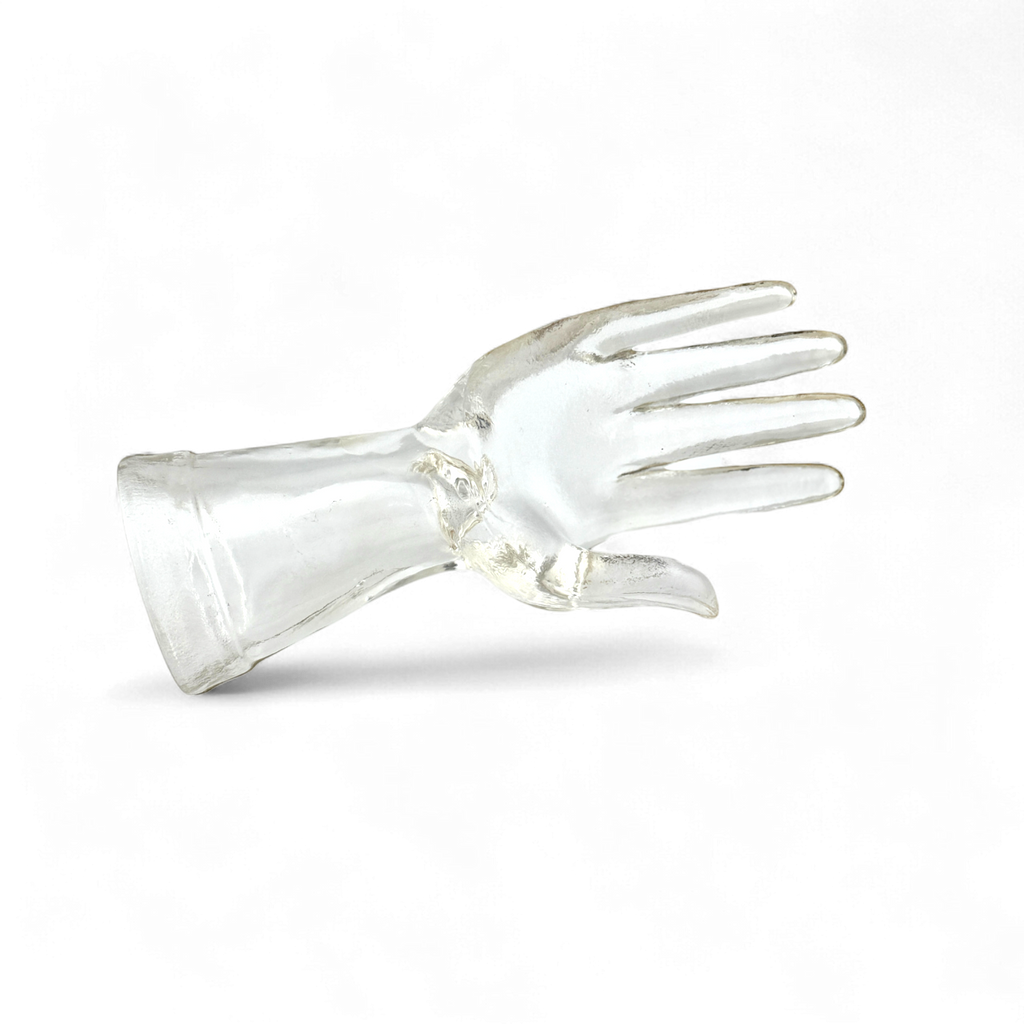 Hand-Blown Glass Hand Sculpture – The Art of Touch