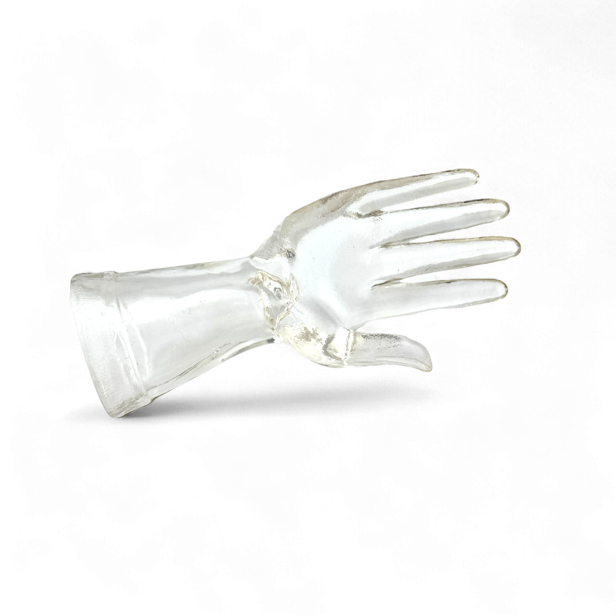 Hand-Blown Glass Hand Sculpture – The Art of Touch