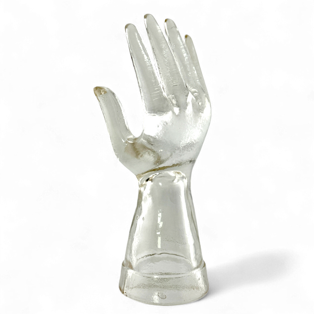 Hand-Blown Glass Hand Sculpture – The Art of Touch
