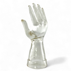 Hand-Blown Glass Hand Sculpture – The Art of Touch
