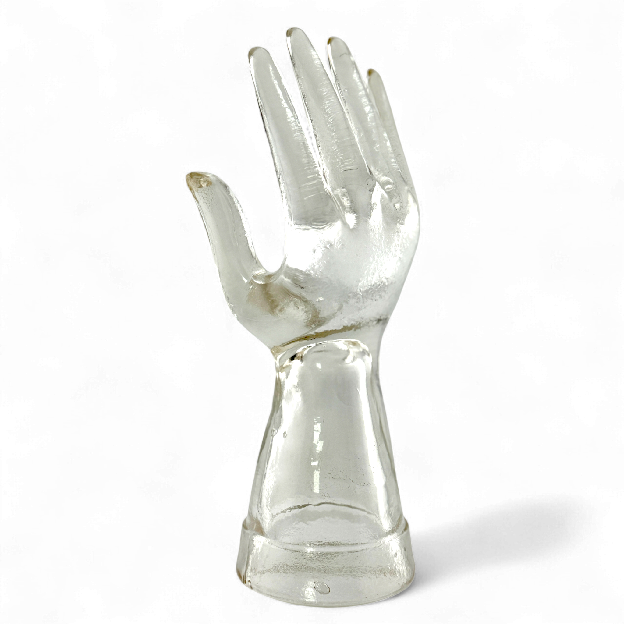 Hand-Blown Glass Hand Sculpture – The Art of Touch