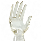Hand-Blown Glass Hand Sculpture – The Art of Touch