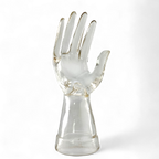 Hand-Blown Glass Hand Sculpture – The Art of Touch