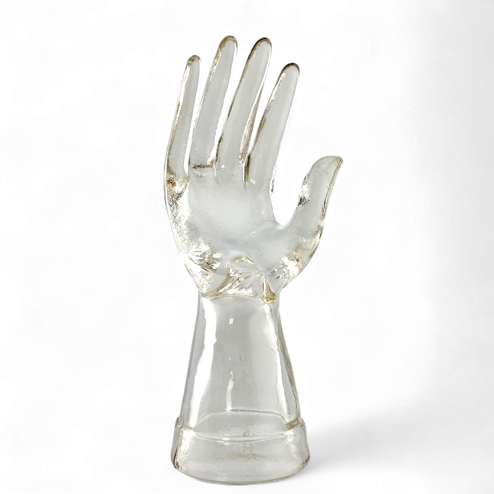 Hand-Blown Glass Hand Sculpture – The Art of Touch