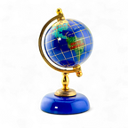 Miniature Gemstone Globe – A World in Your Hands