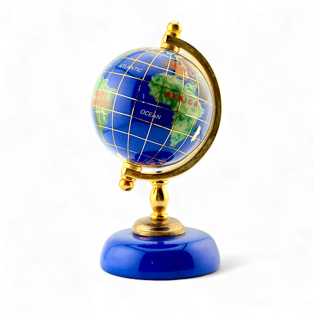 Miniature Gemstone Globe – A World in Your Hands