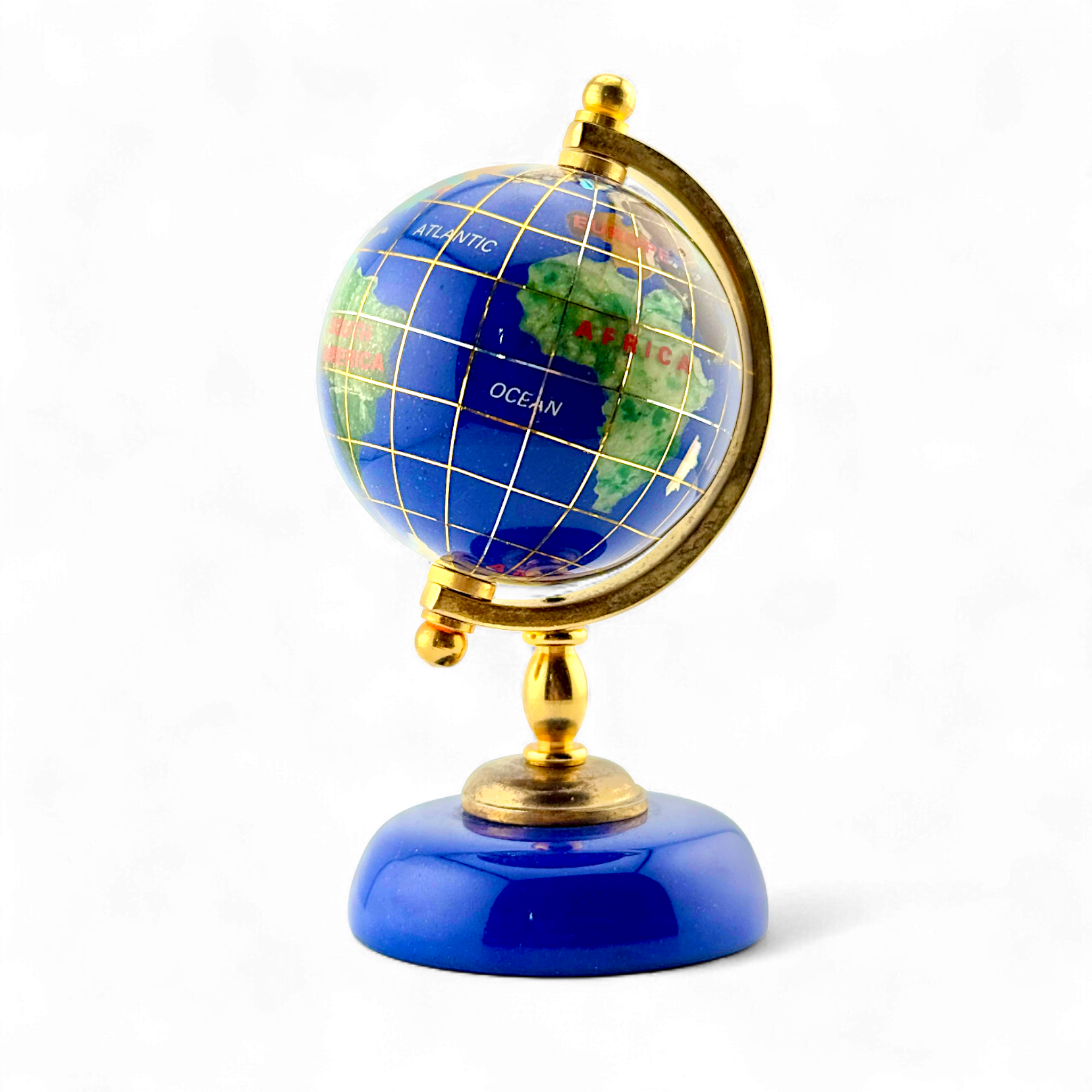Miniature Gemstone Globe – A World in Your Hands