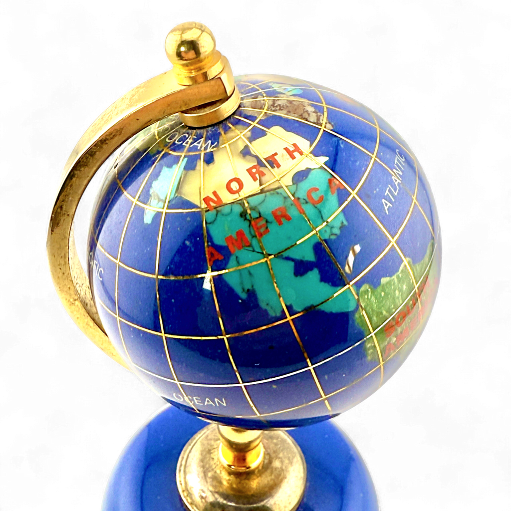 Miniature Gemstone Globe – A World in Your Hands