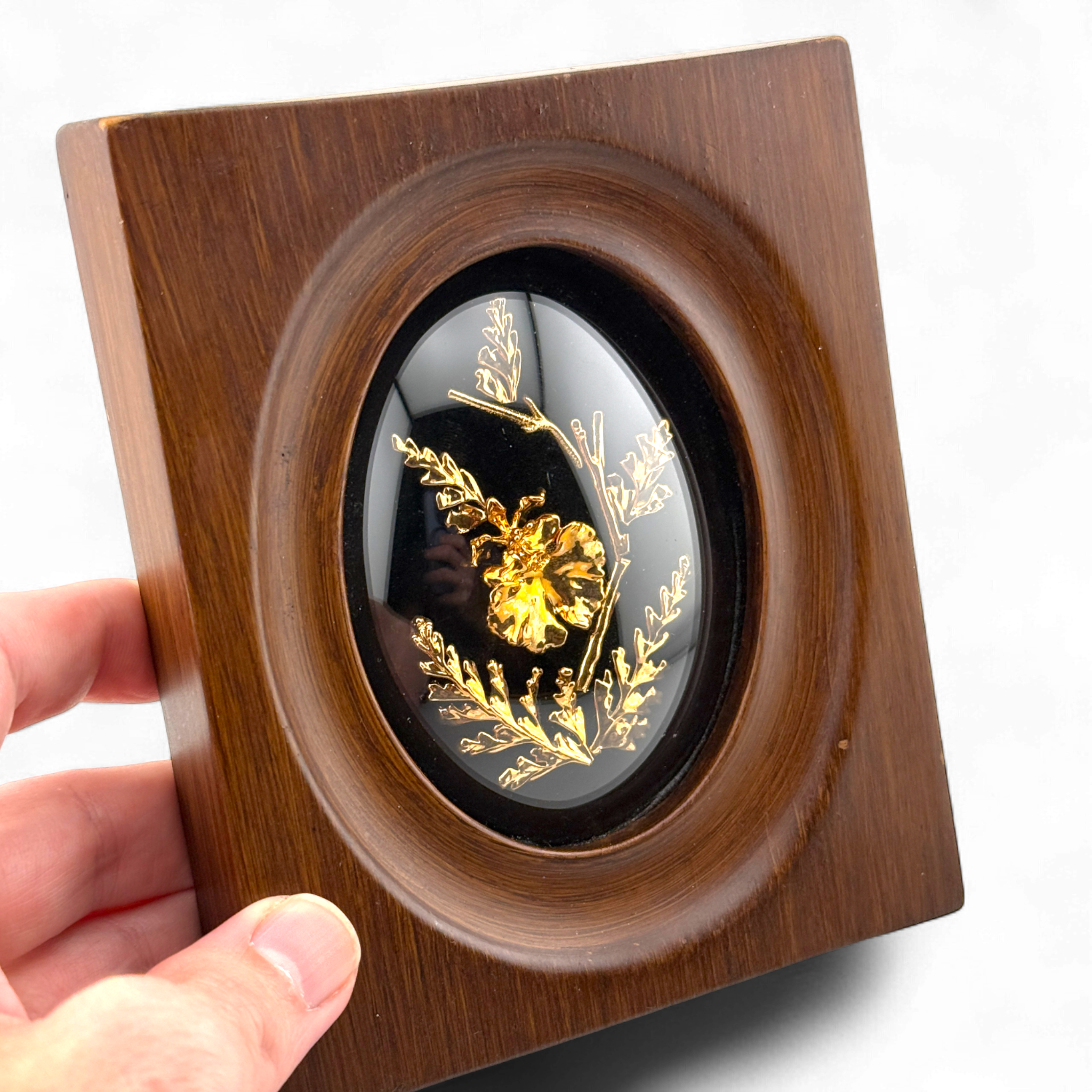 Gold-Plated Hawaiian Orchid Wall Art