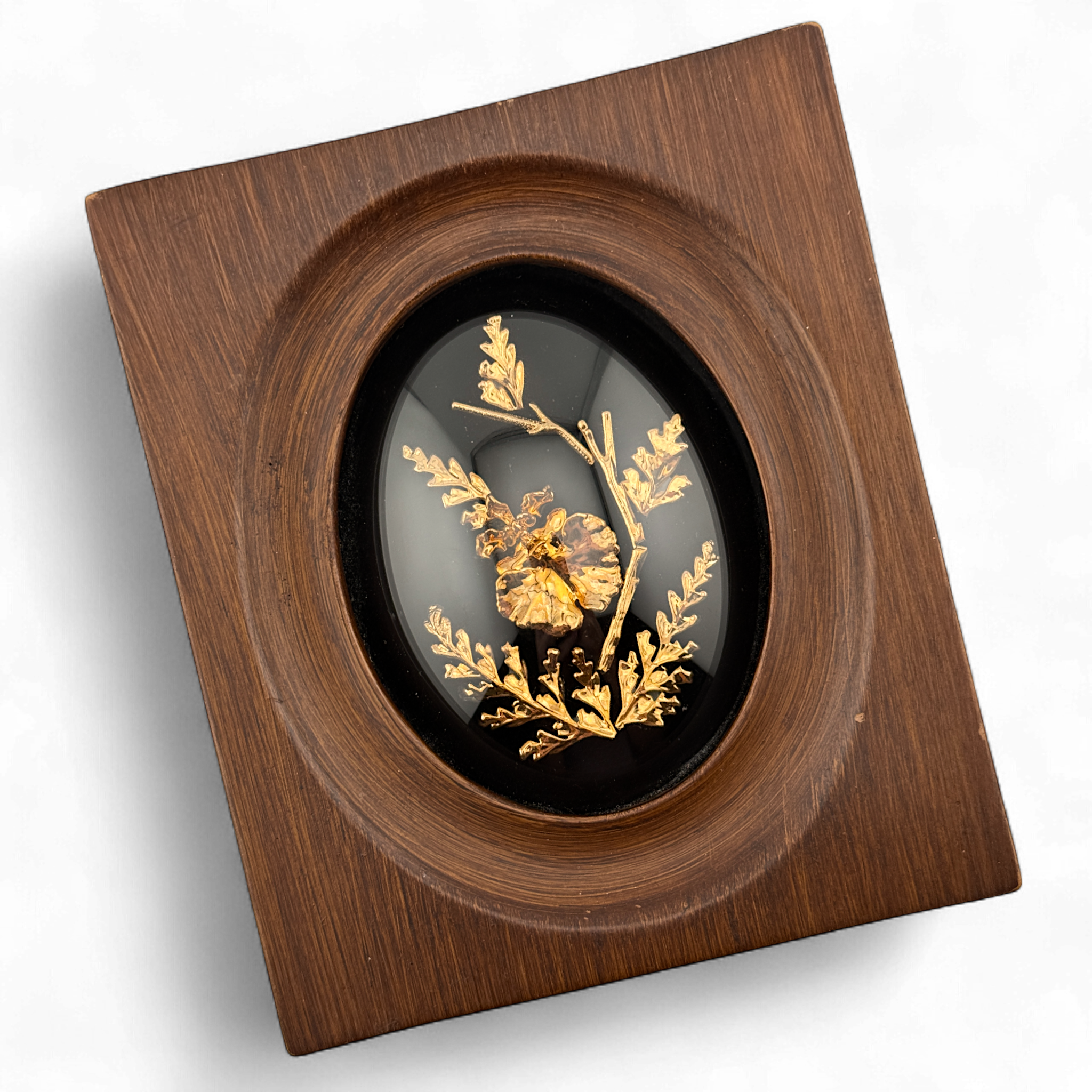 Gold-Plated Hawaiian Orchid Wall Art