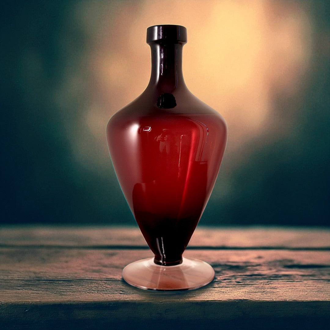 Amethyst Decanter – Glass – Mid-Century
